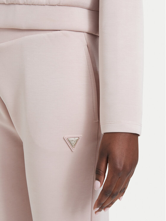 Guess Guess Bluza V4YQ05 KCAY2 Różowy jasny Regular Fit