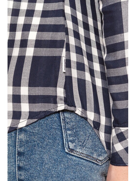 Wrangler Wrangler Camicia FLUID SHIRT Blu scuro Regular Fit