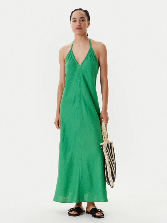 United Colors Of Benetton United Colors Of Benetton Літня сукня 4AGHDV0BF Зелений Regular Fit
