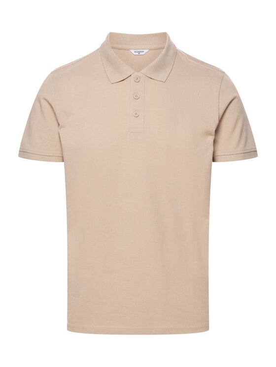 Henderson Henderson Polo 43025 Beżowy Regular Fit