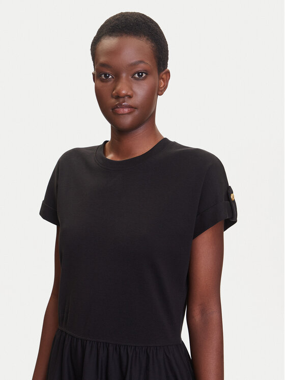 Tommy Hilfiger Tommy Hilfiger Rochie de zi Modern Cody WW0WW46711 Negru Regular Fit