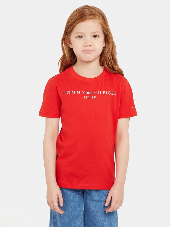 Tommy Hilfiger Tommy Hilfiger Póló Essential KS0KS00210 S Piros Regular Fit