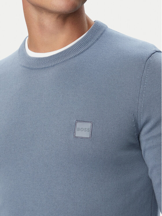 BOSS BOSS Светр Kanovano 50527583 Голубий Regular Fit