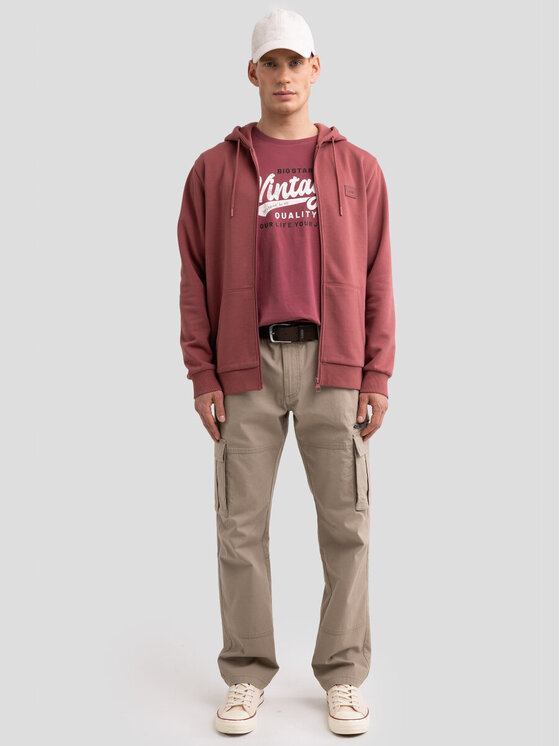 BIG STAR BIG STAR T-Shirt GRALIS_602_150 Różowy Oversize