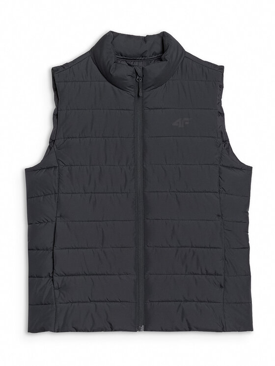 4F 4F Kamizelka BASIC+ Czarny Slim Fit