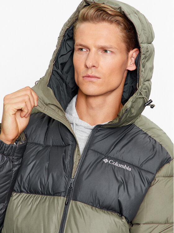 Columbia Columbia Žieminė striukė Pike Lake™ II Hooded Jacket 2050931 Žalia Regular Fit