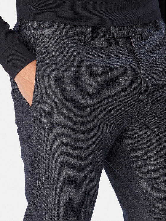 BOSS BOSS Ülikonna püksid 50571984 Tumesinine Slim Fit