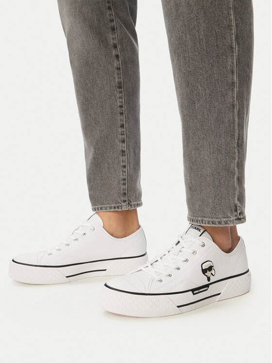 KARL LAGERFELD Modne superge Kampus Max KL95025 Bela