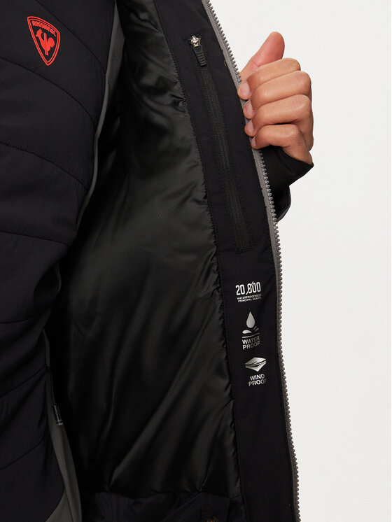 Rossignol Rossignol Μπουφάν για σκι Wispile RLNMJ08 Μαύρο Regular Fit