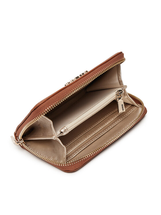 Guess Guess Velika ženska denarnica Laurel SWVC85 00140 Rjava