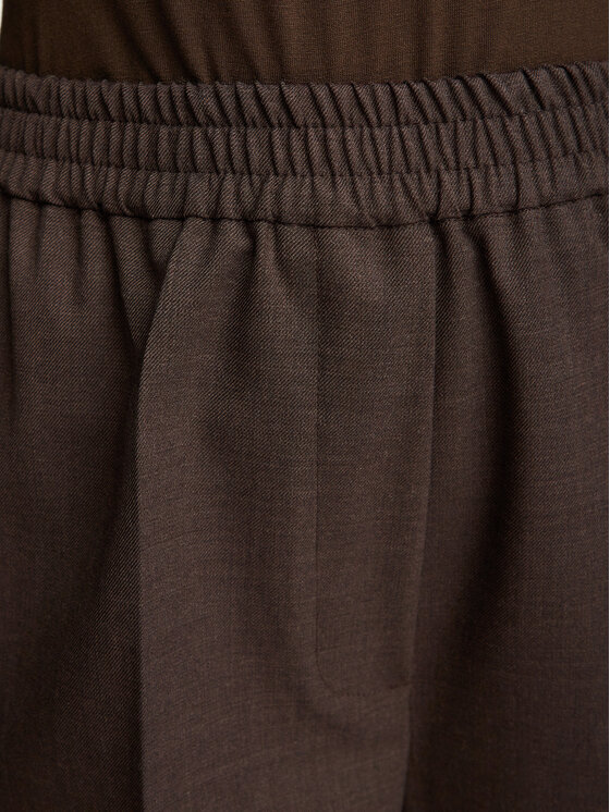 Weekend Max Mara Weekend Max Mara Spodnie materiałowe Petra 2625136052 Brązowy Regular Fit