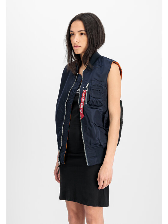 Alpha Industries Alpha Industries Kamizelka MA-1 Heritage Vest Błękitny Core Fit