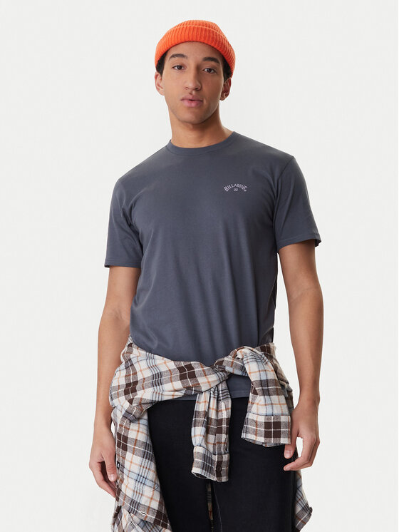 Billabong Billabong T-shirt Arch Wave C1SS65BIP2 Siva Regular Fit