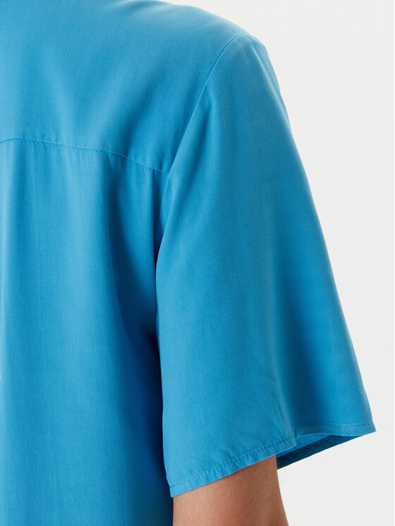 United Colors Of Benetton United Colors Of Benetton Koszula 5WPWDQ0B1 Niebieski Regular Fit