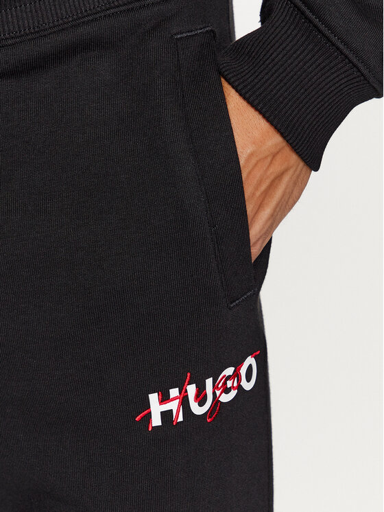 HUGO Hugo Pantaloni da tuta Drokko 50494571 Nero Relaxed Fit