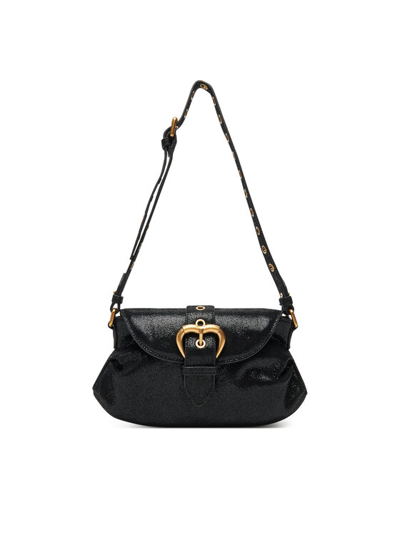 Geantă PINKO Jolene Shoulder Mini PE 25 PLTT 102802 A27K Negru