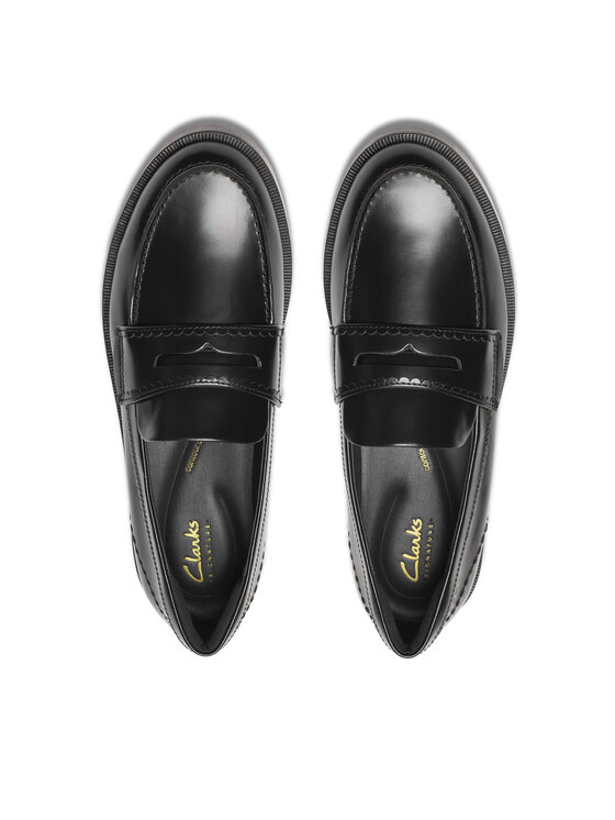 Clarks Clarks Мокасини Straven Edge 26181277 Черен