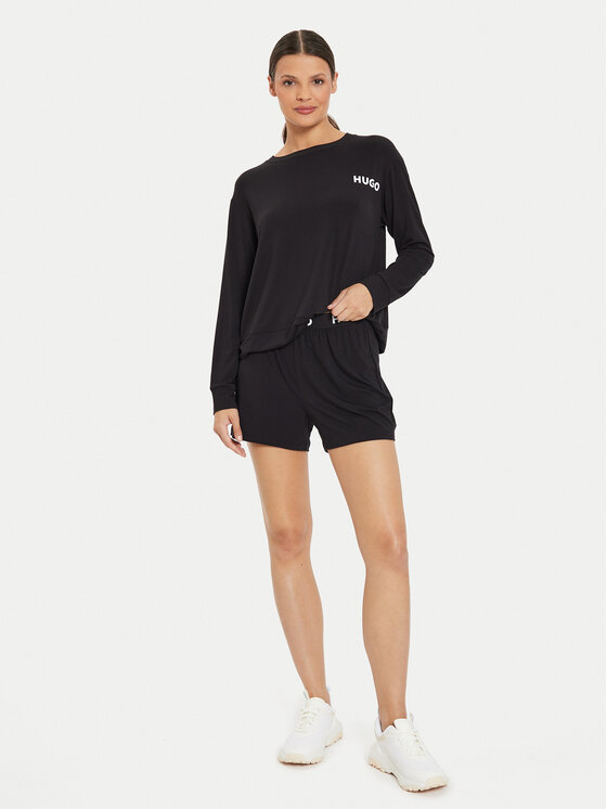 HUGO Hugo Pyžamové šortky Unite 50490704 Černá Relaxed Fit