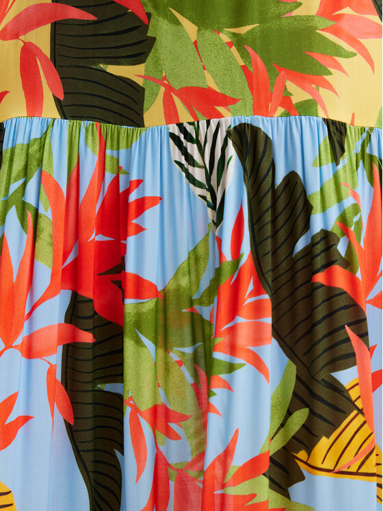 Desigual Desigual Лятна рокля Tropi 24SWMW08 Цветен Loose Fit