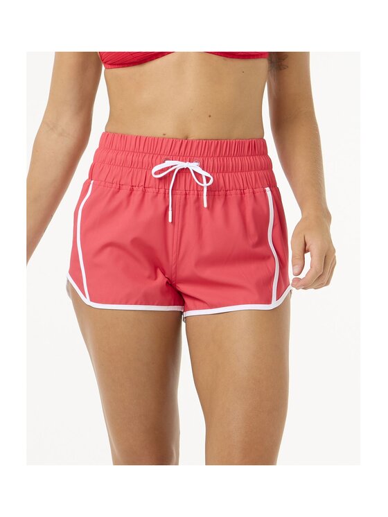 Rip Curl Rip Curl Szorty kąpielowe High Waist Retro Volley 3" Czerwony