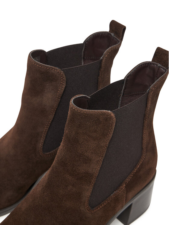 Tamaris Tamaris Kotníková obuv s elastickým prvkem 1-25301-45 Hnědá