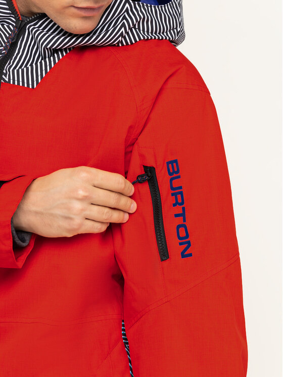 Burton Burton Giacca da snowboard Hilltop 13066105600 Rosso Regular Fit