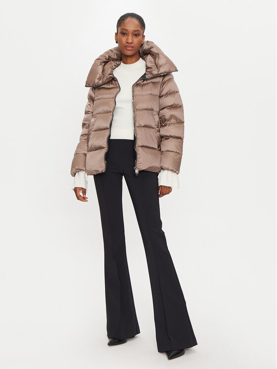 Hetregó Hetregó Пухено яке Erin 8N601 Бежов Regular Fit