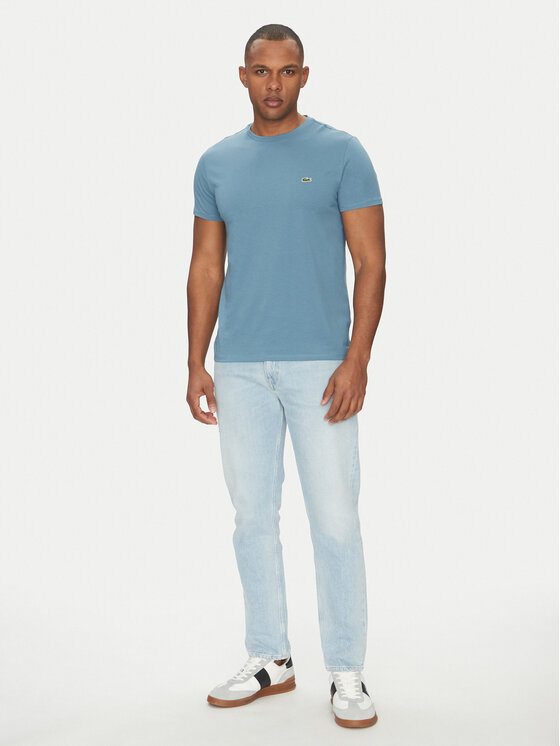Lacoste Lacoste T-shirt TH6709 Celeste Regular Fit