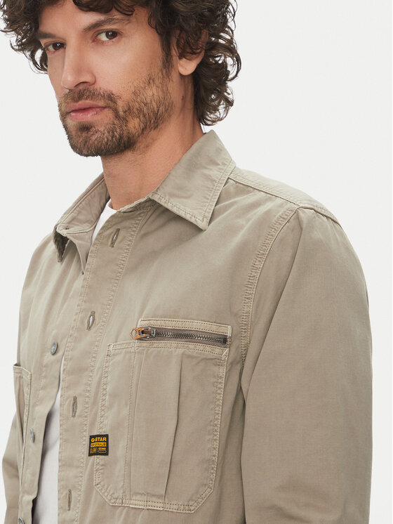 G-Star Raw G-Star Raw Koszula D26058 D947 H120 Szary Regular Fit
