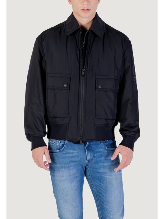 BOSS BOSS Kurtka puchowa Oking 10272912 01 Czarny Classic Fit