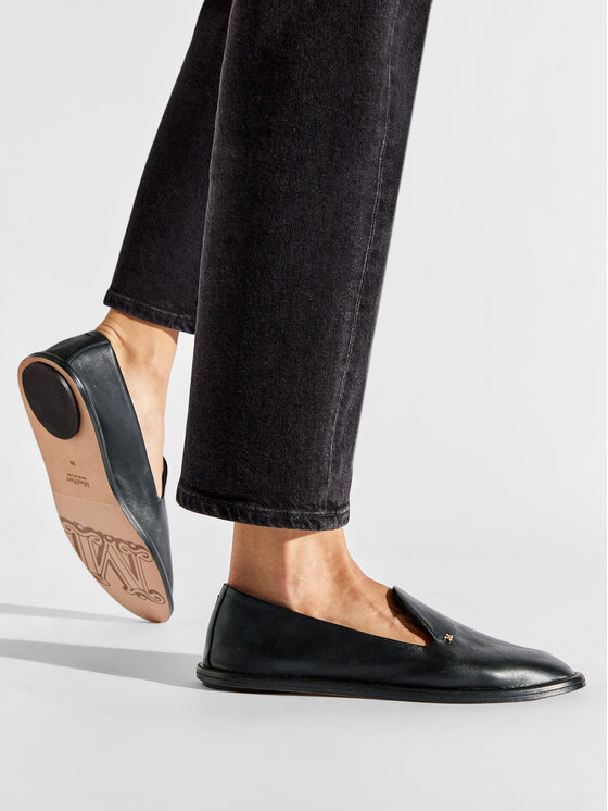 Max Mara Max Mara Сліпери Leen 45260127600 Чорний