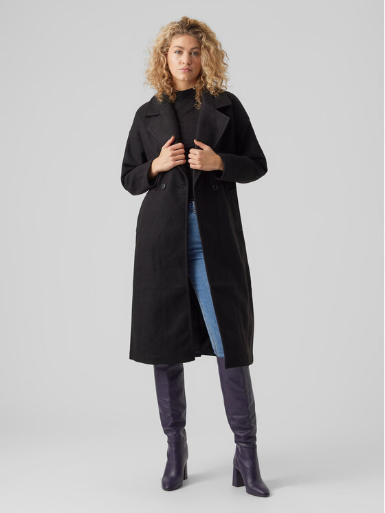 Vero Moda Vero Moda Átmeneti kabát Spencer 10267449 Fekete Regular Fit