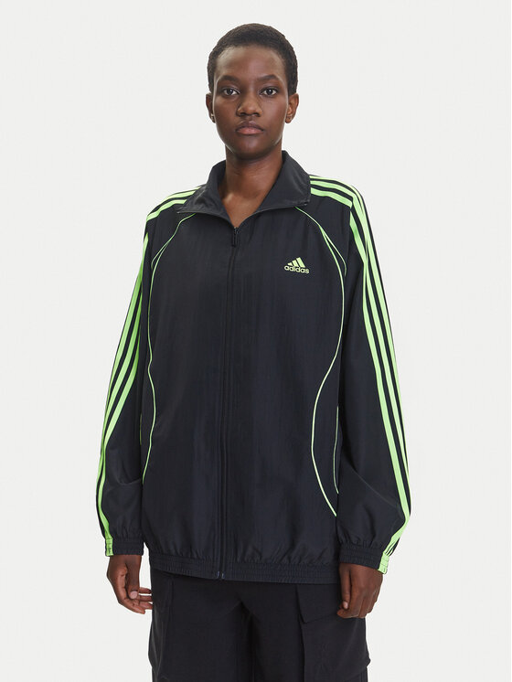 adidas Mikina Teamgeist adicolor JY2585 Čierna Oversize