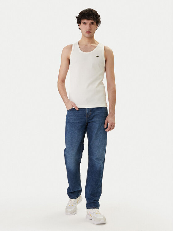 Lacoste Lacoste Trikó TH0030 Fehér Slim Fit