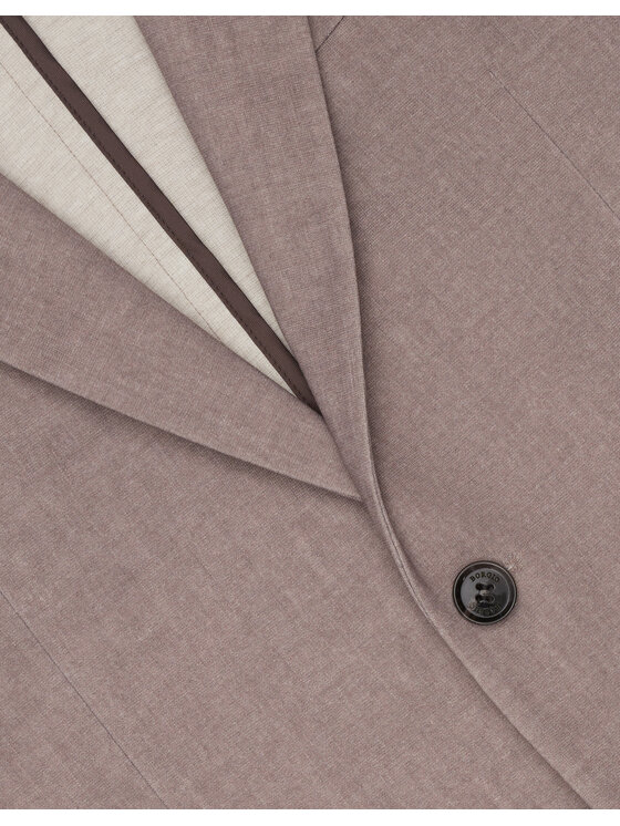 Borgio Borgio Marynarka Esine Fioletowy Slim Fit