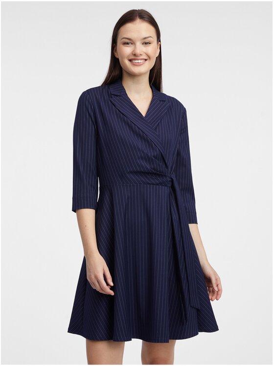 Orsay Orsay Sukienka 470340575000__36 Granatowy Regular Fit