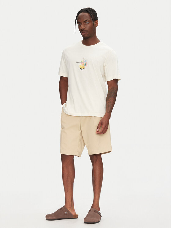 Jack & Jones Jack & Jones T-Shirt Varenna 12273162 Beżowy Regular Fit