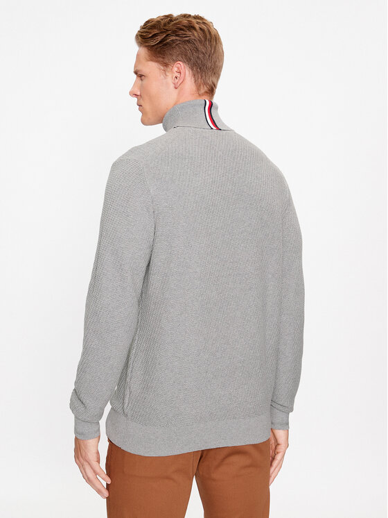 Tommy Hilfiger Tommy Hilfiger Гольф MW0MW33453 Сірий Regular Fit
