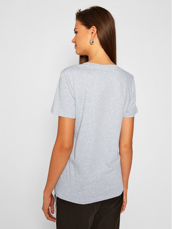 Calvin Klein Calvin Klein T-Shirt Core Logo K20K202142 Szary Regular Fit