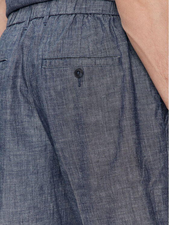 United Colors Of Benetton United Colors Of Benetton Pantaloncini di tessuto 4WV1U9005 Blu scuro Regular Fit