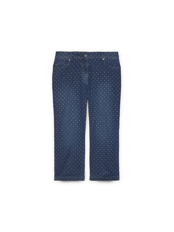 Fiorella Rubino Fiorella Rubino Jeansy P591T004866N024 Niebieski Cropp Fit