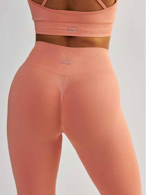 BeShaped BeShaped Legginsy Modelujące - Gym Queen Koralowy Shaping Fit