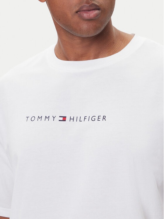 Tommy Hilfiger Tommy Hilfiger T-Shirt UM0UM03685 Bílá Regular Fit