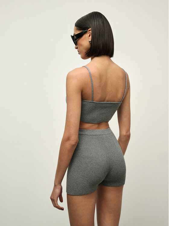 La Mania La Mania Top MILD Szary Classic Fit