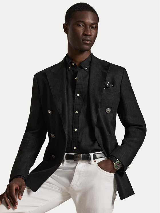 Polo Ralph Lauren Polo Ralph Lauren Srajca 710968915503 Črna Slim Fit