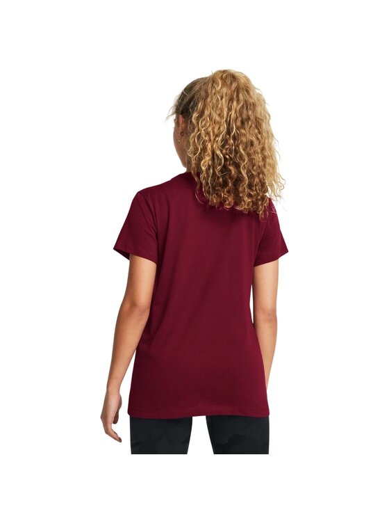 Under Armour Under Armour T-Shirt Live Sportstyle Graphic SSC Bordowy Basic Fit