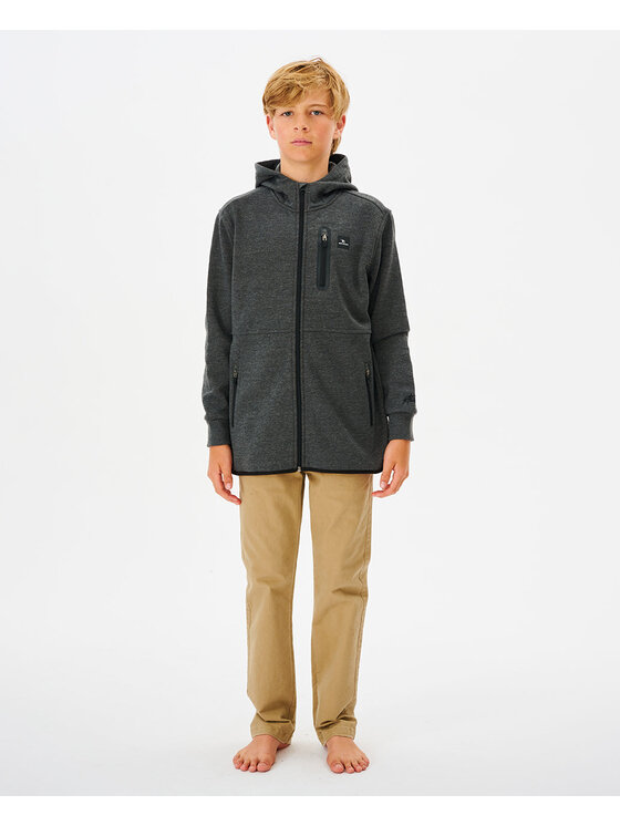 Rip Curl Rip Curl Bluza Anti Series Departed Zip -Boy Szary Standard Fit