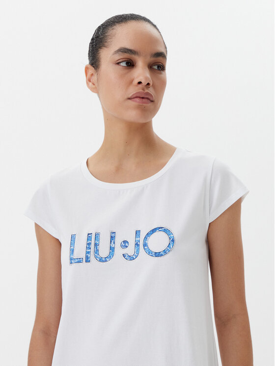 Liu Jo Beachwear Liu Jo Beachwear Každodenní šaty VA5194 JS003 Bílá Regular Fit