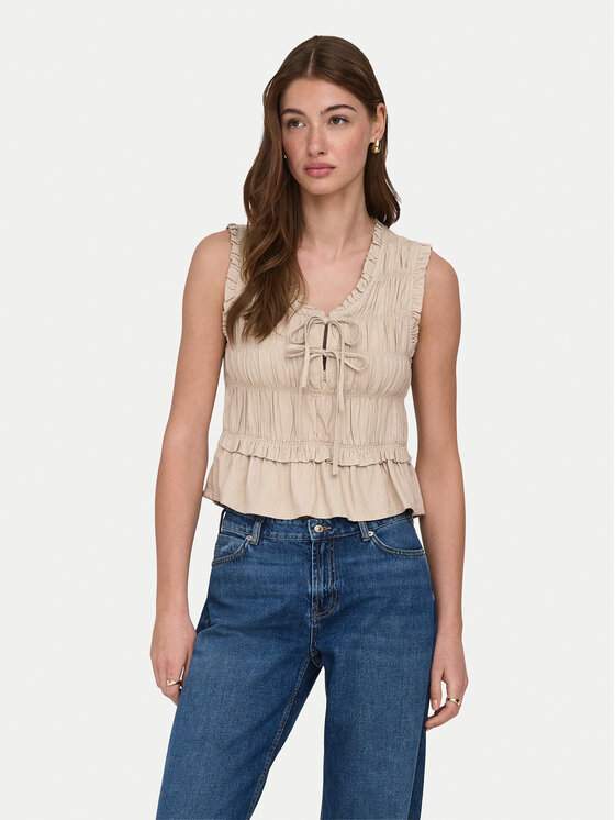 ONLY ONLY Bluza Goa 15363693 Bež Regular Fit