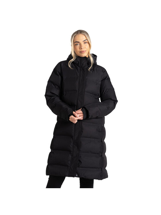 Dare2B Dare2B Płaszcz Wander Czarny Long Fit